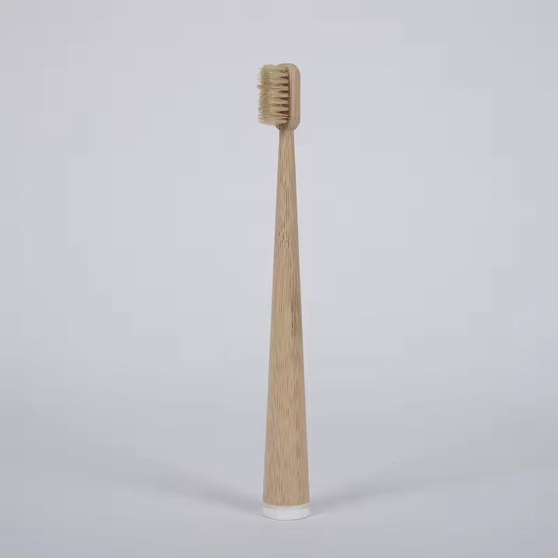KOTNX 4-Pack Natural Boar Hair Bristle & BambooToothbrush Totally Biodegradable