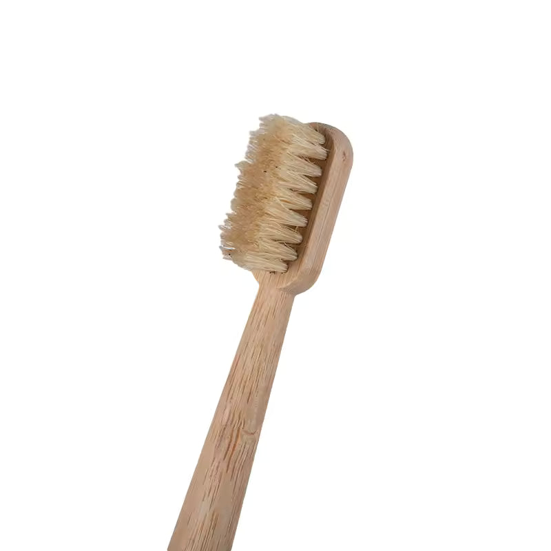 KOTNX 4-Pack Natural Boar Hair Bristle & BambooToothbrush Totally Biodegradable