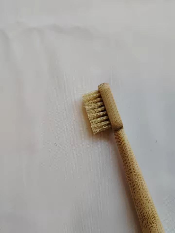 KOTNX 4-Pack Natural Boar Hair Bristle & BambooToothbrush Totally Biodegradable