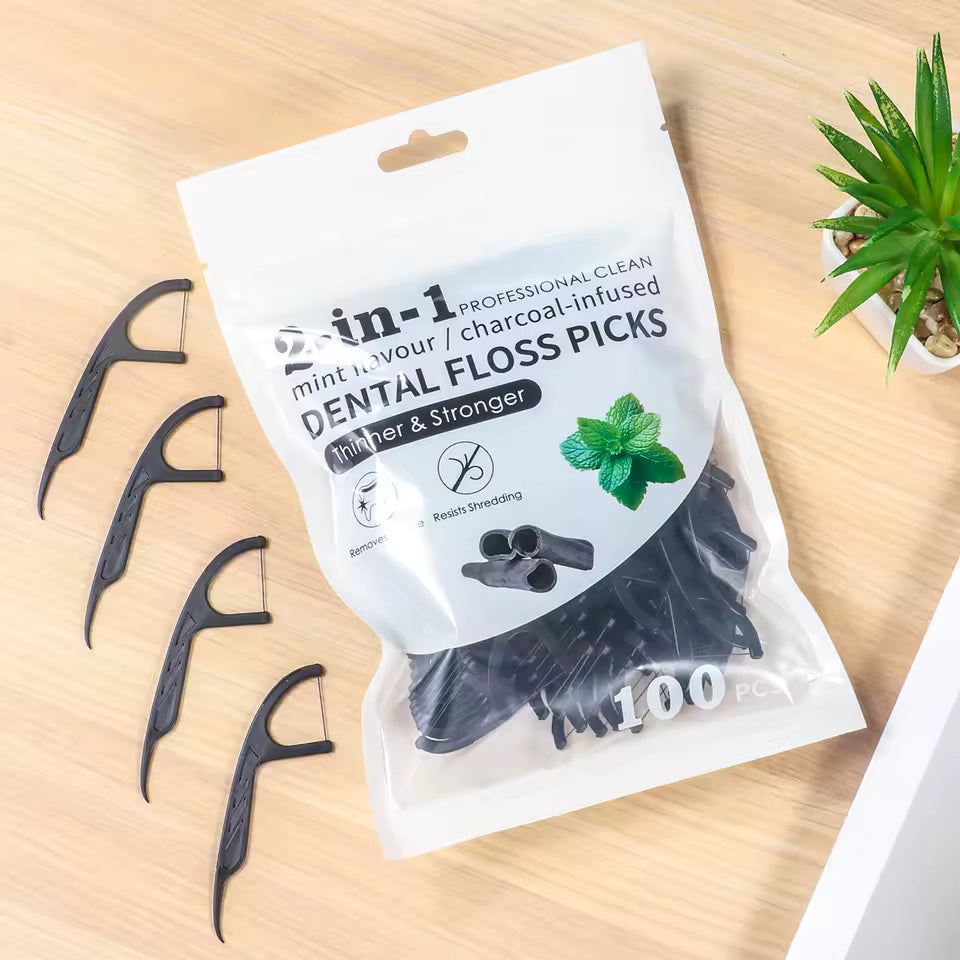 Mint Bamboo Charcoal Dental Floss