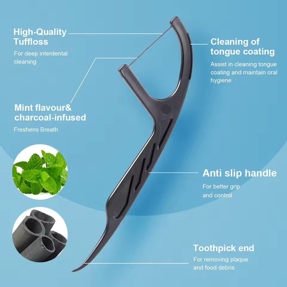 Mint Bamboo Charcoal Dental Floss