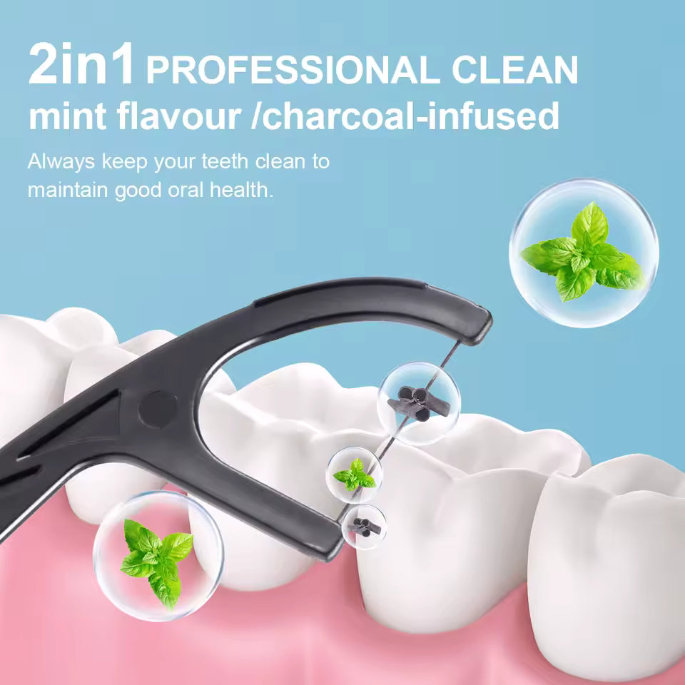 Mint Bamboo Charcoal Dental Floss