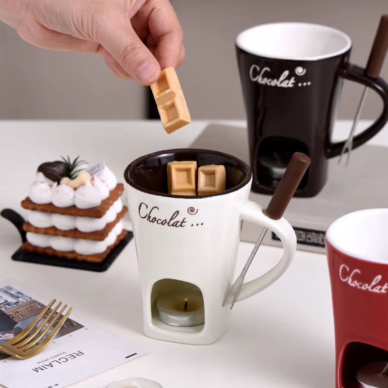 Fondue Mug Chocolate Melting Cup