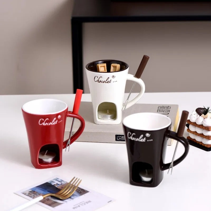 fondue mug set